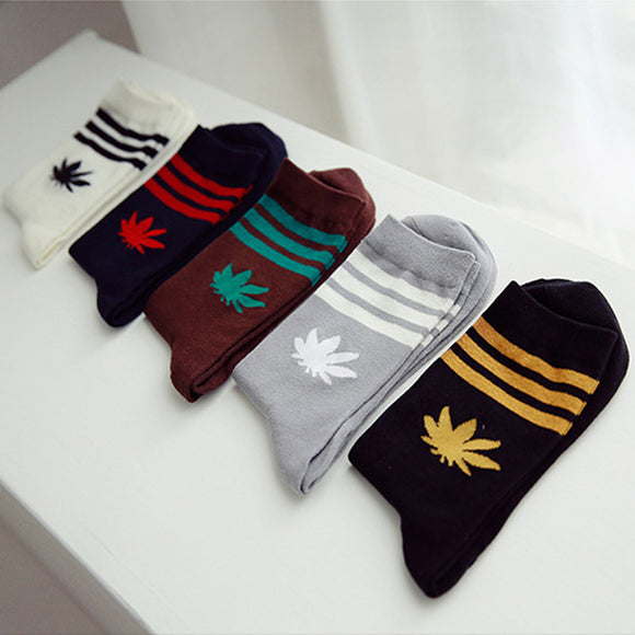 Dank Master Stripe Weed Leaf Socks - Dank Master