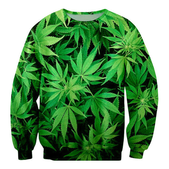 Dank Master Green Weed Leaf Sweatshirt - Dank Master