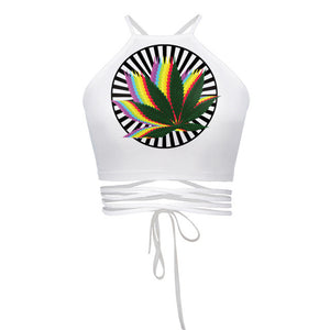 Dank Master Weed Leaf Crop Top - Dank Master