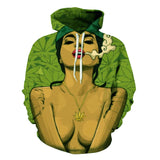 Dank Master Smokin'  Girl Hoodie - Dank Master