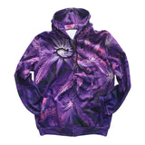 Dank Master Purple Leaf Zip-Up Hoodie - Dank Master