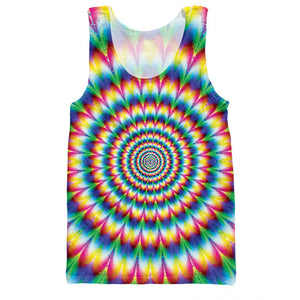 Dank Master Psychedelic Colorful Sleeveless Shirt - Dank Master