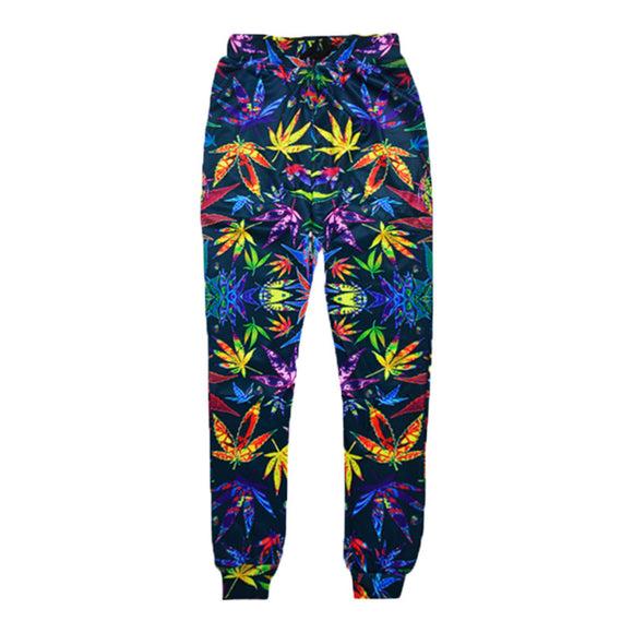 Dank Master Colorful Weed Jogger Sweatpants