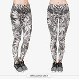 Dank Master Grey Weed Leggings - Dank Master